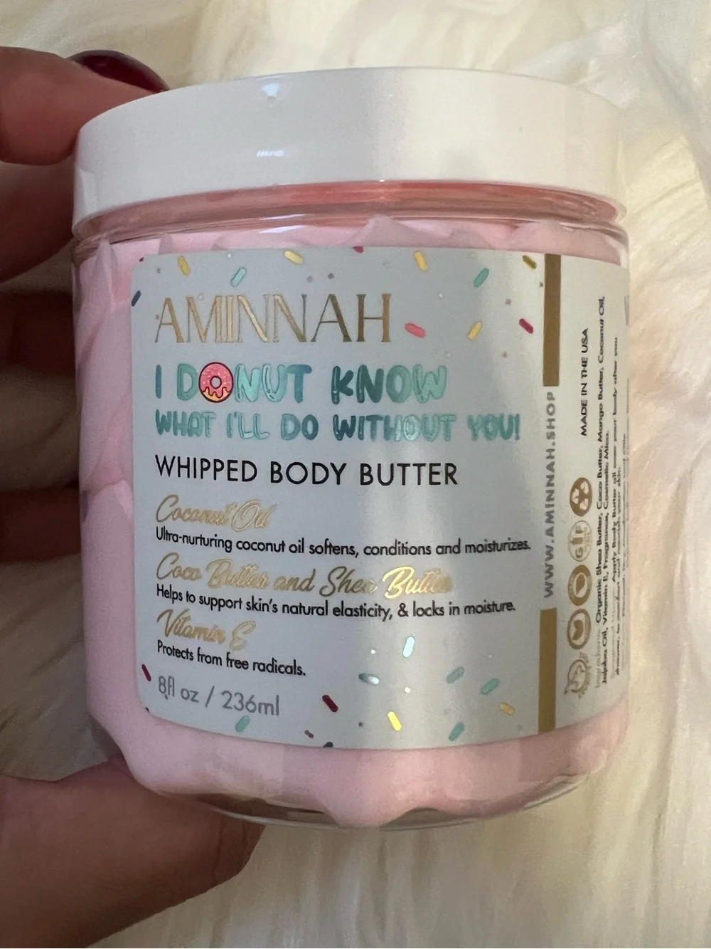 NWT Aminnah I Donut Know Whipped Body Butter retails $38.00 USD